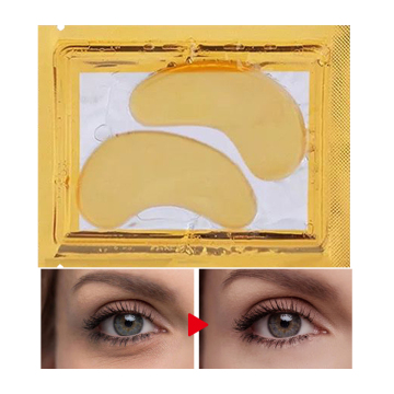 Wholesale Private Label Gold Crystal Collagen Eye Masks for Anti-Wrinkle and Anti-Aging Treatment