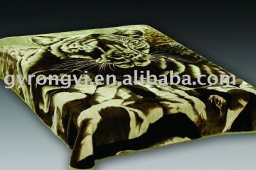 100% polyester korean style animal blanket 5.5kg