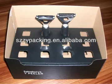 crrugated display box for peeler