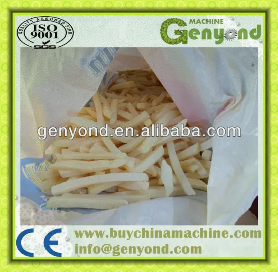 frozen french fries making machine