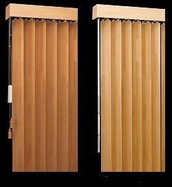 Woven Vertical Bamboo Window Blinds Beige With Aluminum Headrail