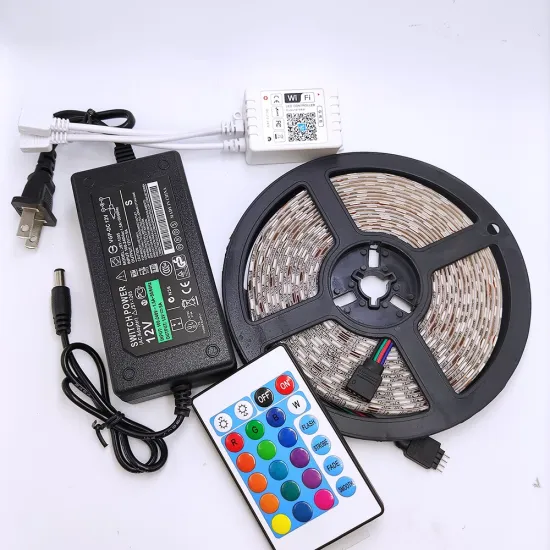 Waterproof Adhesive RGB LED Strip Light 12V SMD 5050 Smart Outdoor