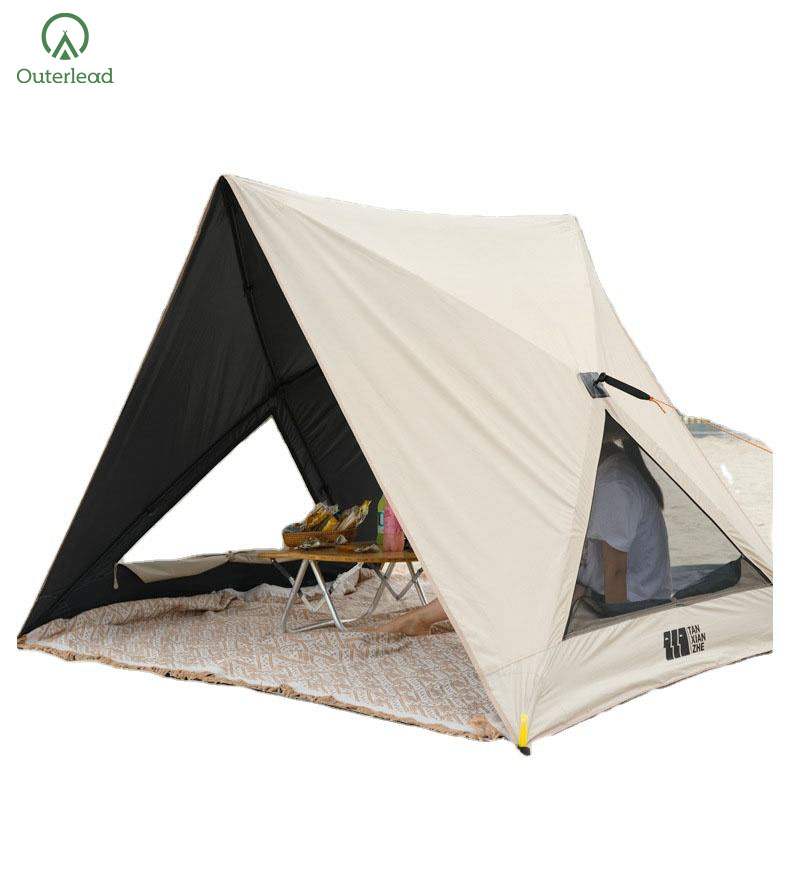 Tienda de pirámide de campamento al aire libre portátil impermeable