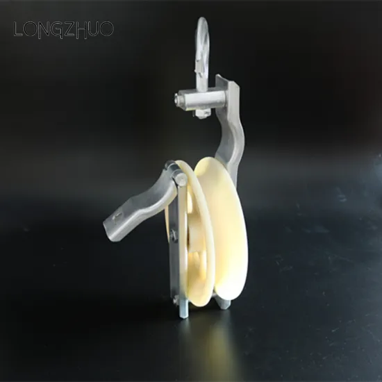 Single Nylon Sheave Stringing Pulley Block Cable Pulley