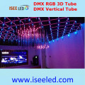 DC15V DMX512 RGB 3D LED ضوء أنبوب