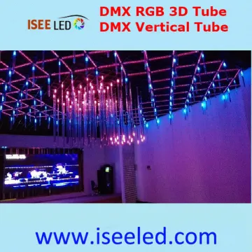 DC15V DMX512 RGB 3D LED Tube Light