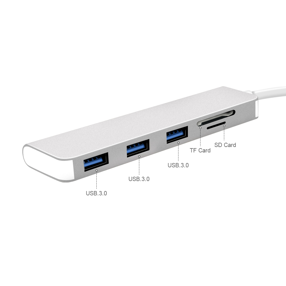 5 Ports Type-C