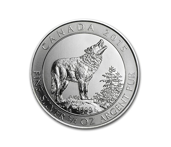 Grey Wolf Silver Coin