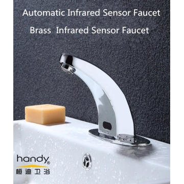 Grifo de sensor automático de latón, grifo automático de sensor infrarrojo  solo con manguera para baño fregadero de cocina