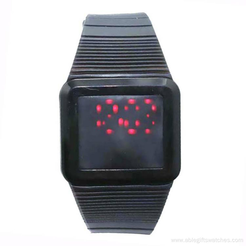 Hot Sale Children LED Silicone Band Digital Watch