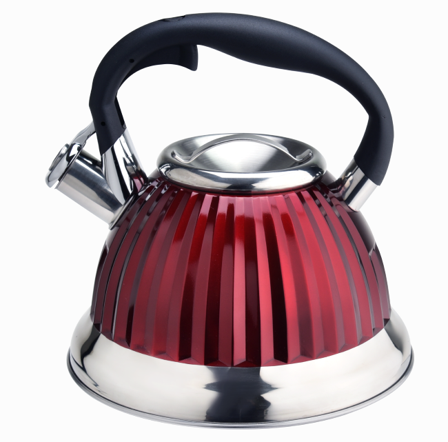 Durable stainless steel whistling tea kettles stovetops