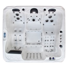 Simple design massage hot tub with 5 seats