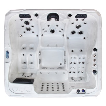Simple design massage hot tub with 5 seats