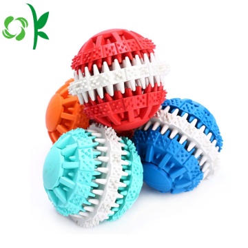 Best Quality Dog Silicone Teeth Bite Toy Ball