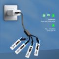 باتری لیتیومی قابل شارژ 4PCS 1.5V AAA 1300mWh USB-C