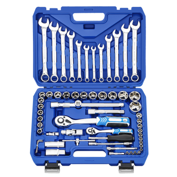 61 Pcs Tire Tool Kit: Quick Seal Puncture Repair for Cars