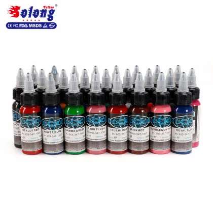 Solong tattoo superior permanent makeup tattoo ink kit