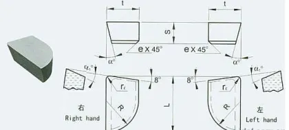 Cemented carbide brazed