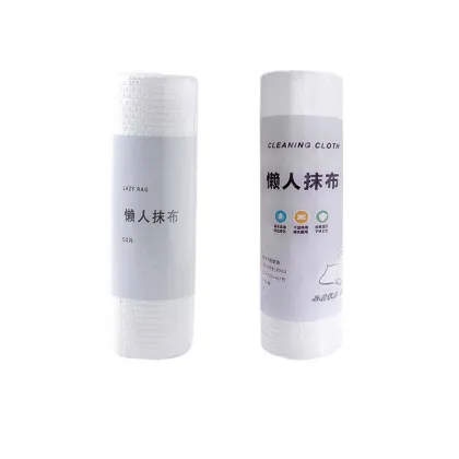 Disposable Kitchen Fabric Printed Lazy Rag Dish Towels for Cleaning and Dishwashing