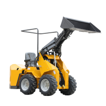 Small Crawler Skid Steer Loader with Backhoe Attachment