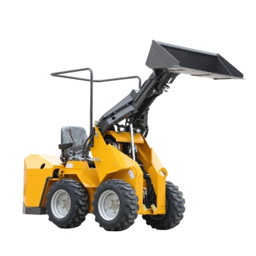 Small Crawler Skid Steer Loader with Backhoe Attachment