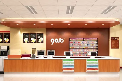 Stainless Steel Supermarket Checkout Counter