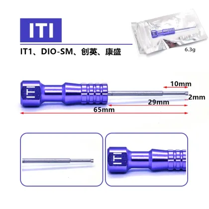 Dental Implants Screws Screwdriver Kit for Noble, 3I, Osstem, and Ankylos