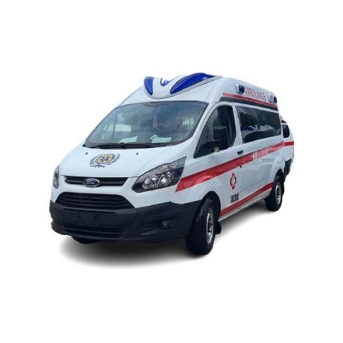 Vehículo de ambulancia de la marca Ford para el hospital