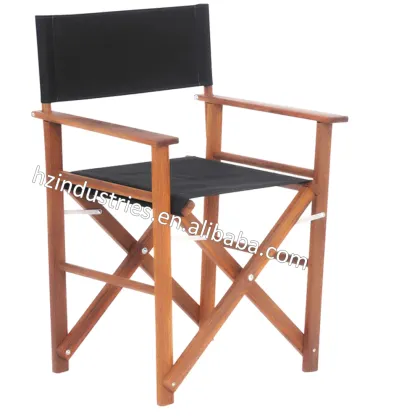 Standard include a branded tall director chair