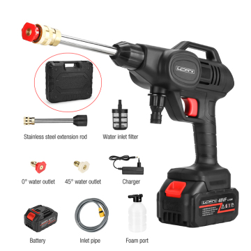 Wireless Portable High Pressure Electric Cordless Car Washer Gun