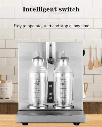 Commercial Portable Double Cup Boba Milk Tea Shaker Machine