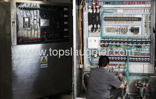 Rendering Plant Machine Electrical Control Cabinet 