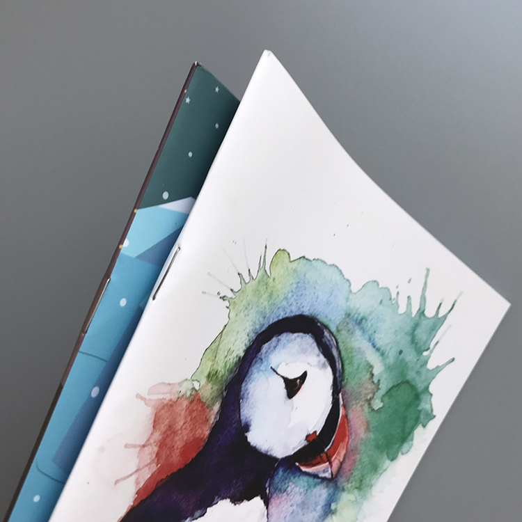 Soft Cover Saddle Stitching Writing Journal Oem