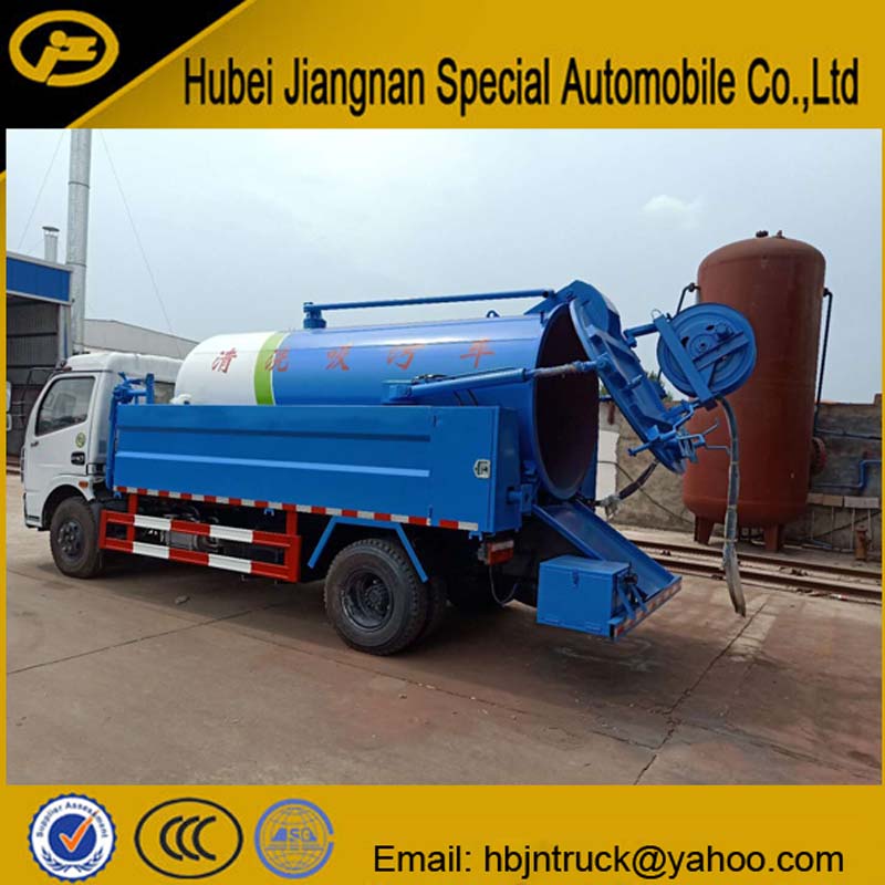 Vacuum And High Pressure Washing Truck