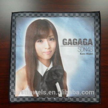 Customized size microfiber printed tea towel softtextile