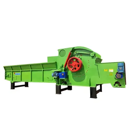 Integrated Wood Breaker Shredder Drum Wood Chipper Machine