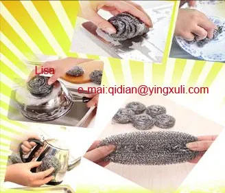 Kitchen Use Stainless Steel Wire Scrubber