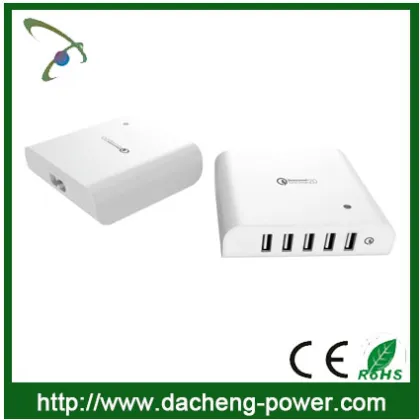 Quick Charge 2.0 5V 8A 40W usb charger for sony xperia tablet z