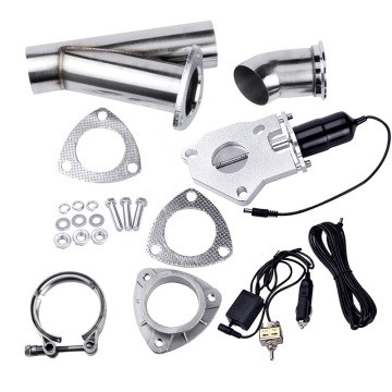 Single Y Pipe Electric Exhaust Cutout Kit for Factory Manual Control 3