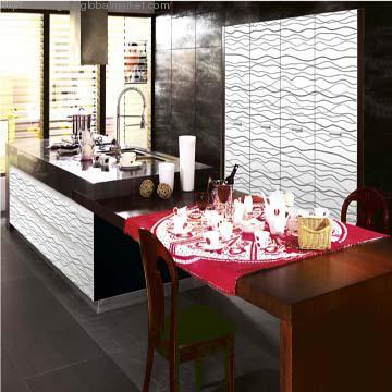 European Style Acrylic Coated MDF Kitchen Furniture