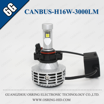 OSRING 6G CANBUS H16 LED HEADLIGHT EU 25W 3000LM H16 LED CAR HEADLIGHT LIGHT H16 LED AUTO HEADLIGHT BEST QUALITY