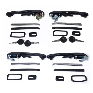 Set of 4 Car Outside Door Handle for VW Golf I door handles Volkswagen Jetta Passat OE:191837205A/191837206A/193839205/193839206