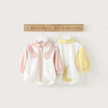 Custom Wholesale Cotton Cute Kids Jumpsuits