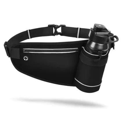 Mountain Land Adjustable Hiking Fanny Pack - Waterproof Waist Bag for Unisex