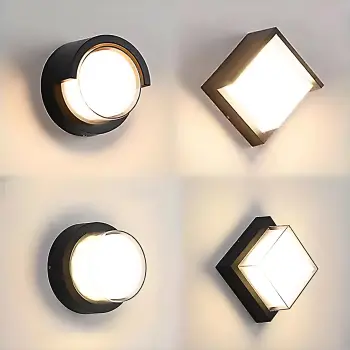 Smart Waterproof Wall Sconces: Modern Outdoor LED Lights for Exterior Walls
