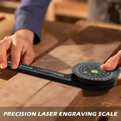 Full-Function Alloy Woodworking Scale Mitre Saw Protractor and Angle Finder Tools