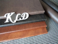 KLD 현대 어두운 회색 비닐 tolex 스피커와 앰프 캐비닛의 균열