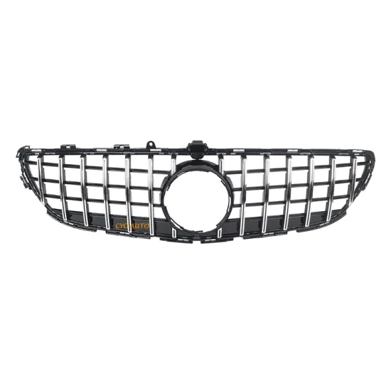 Glossy Black GT Grille Front Bumper Kit for Mercedes-Benz CLS Class W218 (2014-2018)
