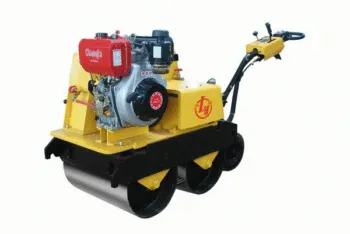 770kg double drum walking-behind road roller