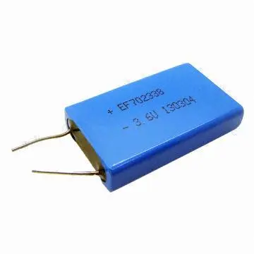 ER Prismatic Lithium Battery for Memory Back-up, -40 to +85°C Operating Temperature Range